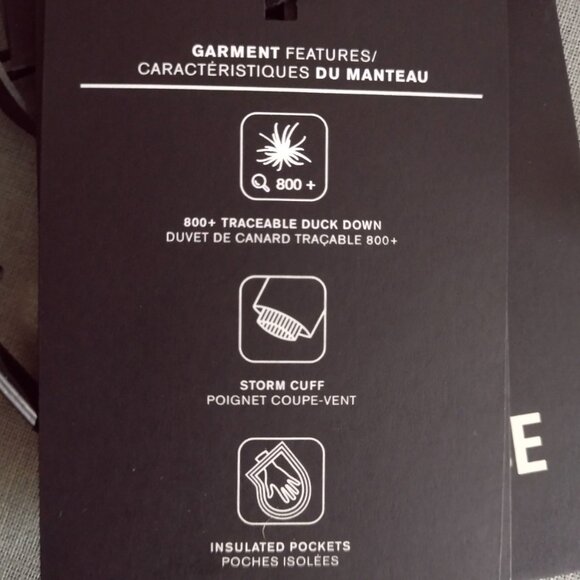 Mackage Adali Down Coat XXS Black Duck Down 800FP Warm Winter Jacket RDS - Picture 13 of 13